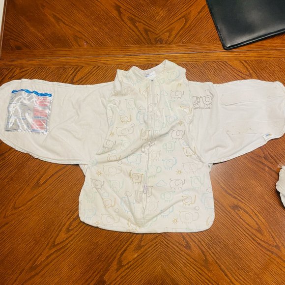 Halo SleepSack Swaddle, Newborn, Elephants, Very good condition - Picture 4 of 7